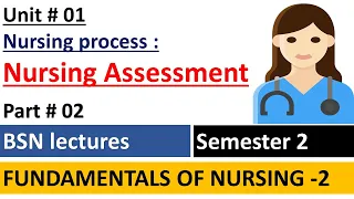 Nursing Assessment Lecture | In Urdu/Hindi | Unit 1 Part 2 | Fundamentals of Nursing | BSN Lectures