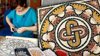 MOSAICOS ROMANOS de piedras y mármol. Así es la técnica y ARTE MUSIVARIO con teselas | Documental