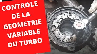 Déposer contrôler la géométrie variable d'un turbo/how to file  the variable geometry of a turbo