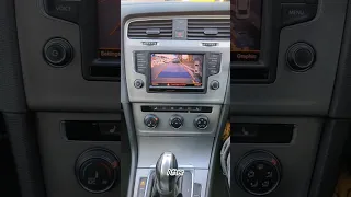 ✅ VW Golf Mk7 Reverse Parking Camera on the Original Car Screen #reversecamera #golf7 #vwgolf7