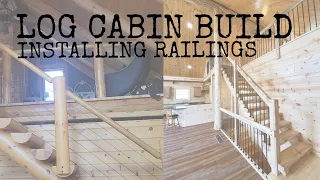 Log Cabin Railings: Quick,  Easy & Cheap!