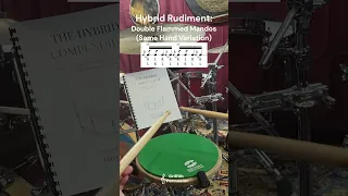 Hybrid Rudiment - Double Flammed Mandos (Same Hand Variation)