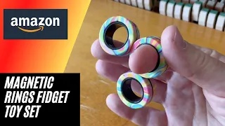 Magnetic Rings Fidget Spinner- Demo and Review