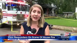 2 displaced after lightning starts fire at Huntsville home