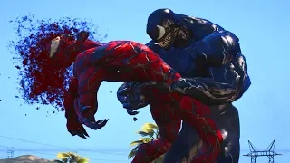 Venom VS Carnage Epic Battle | Grand Theft Auto V