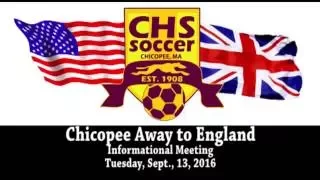 Chicopee away to England 2017