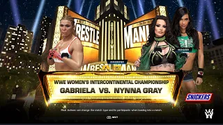 BWF - Gabriela vs Nynna Gray W/Raquel Dias (Women's Intercontinental Championship)