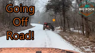 ❄️Things Went Sideways Fast: Off-Road in Arkansas Snow! | #overlanding #getoutside #arkansas