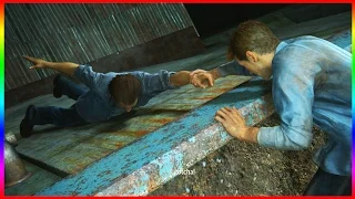 Uncharted 4 - Sam Shot In Prison Break