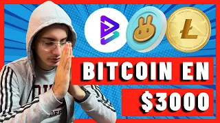 🤑COMPRA BITCOIN EN $3000🤑 ANÁLISIS DE BTC CAKE LITECOIN Y BRISE 🔥