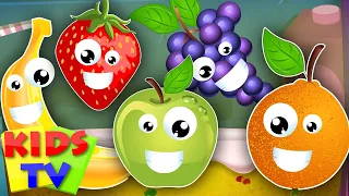 five little fruits | learn fruits | fruits song | kids songs | nursery rhymes kids tv