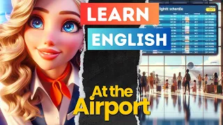 At the Airport-Daily Life English Conversation Practice - Improve Your Everyday Speaking Vocabulary