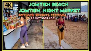 Pattaya Water Sports Festival at Jomtien Beach 23rd October 2021 Thailand 4K Ultra HD