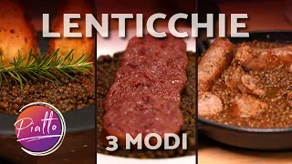 LENTICCHIE 3 Modi: Ricetta CLASSICA, con SALSICCIA e con COTECHINO