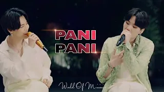 Pani Pani💦|Ft. [YOONMIN]🐱❤🐣 |BTS| 💜 | BTS hindi song edit |  💜  | Korean mix| 💜 |YOONMIN EDIT|