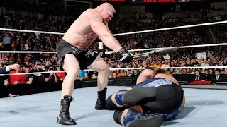 Brock Lesnar vs Big Show WWE World Heavyweight Championship ROYAL RUMBLE 2014