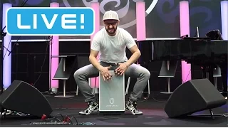 Modern Cajon Solo /// DADDI BAHMANI /// LIVE @ Musikmesse (Part1)