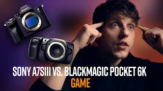 Sony A7s III vs. Blackmagic Pocket Cinema Camera 6k 2.0 | Camera Comparison Game | Which is which?