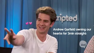 Andrew Garfield owning our hearts for 3 minutes straight