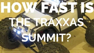 How Fast Is The Traxxas Summit? GPS Speed Test