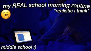 my real 6am middle school morning routine | school vlog