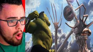 HULK vs SIREN HEAD in REAL LIFE! (Reaction)