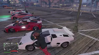 GTA Online but I screw up a car meet airstrike!