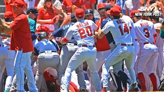 Benches clear between the Mariners and Angels | New York Post Sports