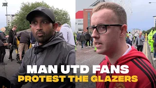 Man United fans FUME at Glazers at Old Trafford protest