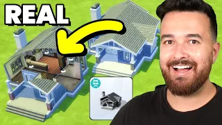 I built a ** DEBUG ** house in The Sims 4