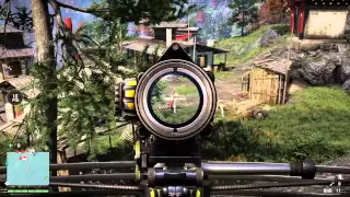 Farcry4 outpost liberation (Auto cross  + throwing knives)