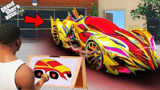 Franklin Find The Fastest And Powerful Strongest Car Using Magical Painting In Gta V