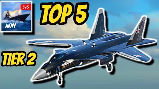 Top 5 Best Tier 2 Strike Fighter In Modern Warships (My Opinion)