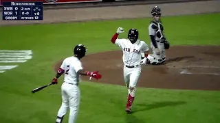 Worcester Red Sox' Connor Wong hits home run vs. Scranton/Wilkes Barre, 8/17/21