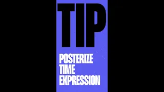 After Effects Tip: Posterize Time Expression