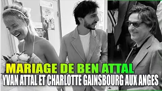 Mariage de Ben Attal : Ses parents Charlotte Gainsbourg et Yvan Attal au paradis ( photos )