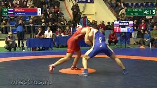 Поддубный-2018. 87 кг. Алан Остаев - Артур Сокуров. Полуфинал.