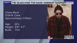 Search underway for Chase bank robbery suspect