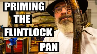 PRIMING THE PAN ON A FLINTLOCK FOR FAST IGNITION