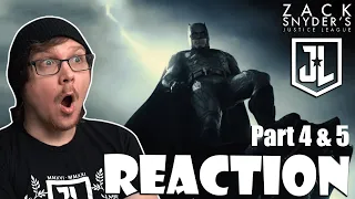 ZACK SNYDER'S JUSTICE LEAGUE | Part 4 & 5 | Movie Reaction | SNYDER CUT #RestoreTheSnyderverse