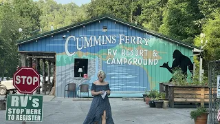 Cummins Ferry RV park in our new Cougar 25RDS!!