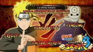 Naruto Shippuden: Ultimate Ninja Storm 3 Walkthrough + Full Burst - Parte 34 |Batalla Final Naruto vs Tobi + Ending Creditos Gameplay Español/Japanese Xbox360/PS3