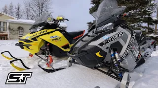 2020 Polaris Indy XCR 850 vs 2020 Ski Doo MXZ XRS 850 - All The Details!