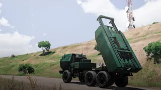 BIG VICTORY! Crimea Russian Air Base Destroyed by new Ukrainian lend lease HIMARS Missile - ARMA 3