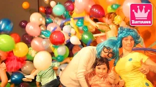 Златислава на Дне рождения подруги Маши. Море воздушных шаров | Zlatislava at the Birthday party.