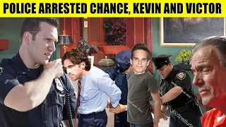 CBS Young and The Restless Police arrest Chance, Kevin and Victor to investigate Ashland's death