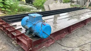 Concrete Fence Post Making