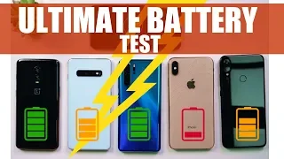 Huawei P30 Pro, Redmi Note 7 Pro, Galaxy S10 Plus, iPhone XS Max, Oneplus 6T: MEGA BATTERY TEST!