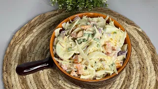 Salade de choux très simple et facile /idées de recette d’entrée simple
