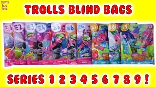 Trolls Series 1 2 3 4 5 6 7 8 9 Blind Bags Opening Dreamworks TOYS Surprise Characters